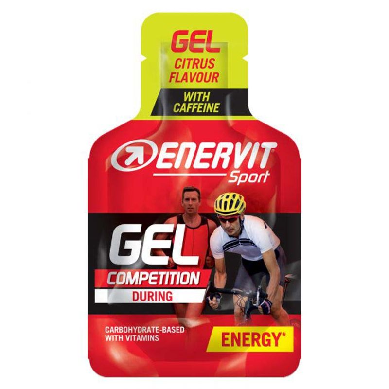 ENERVIT Gel Competition citrus med koffein 