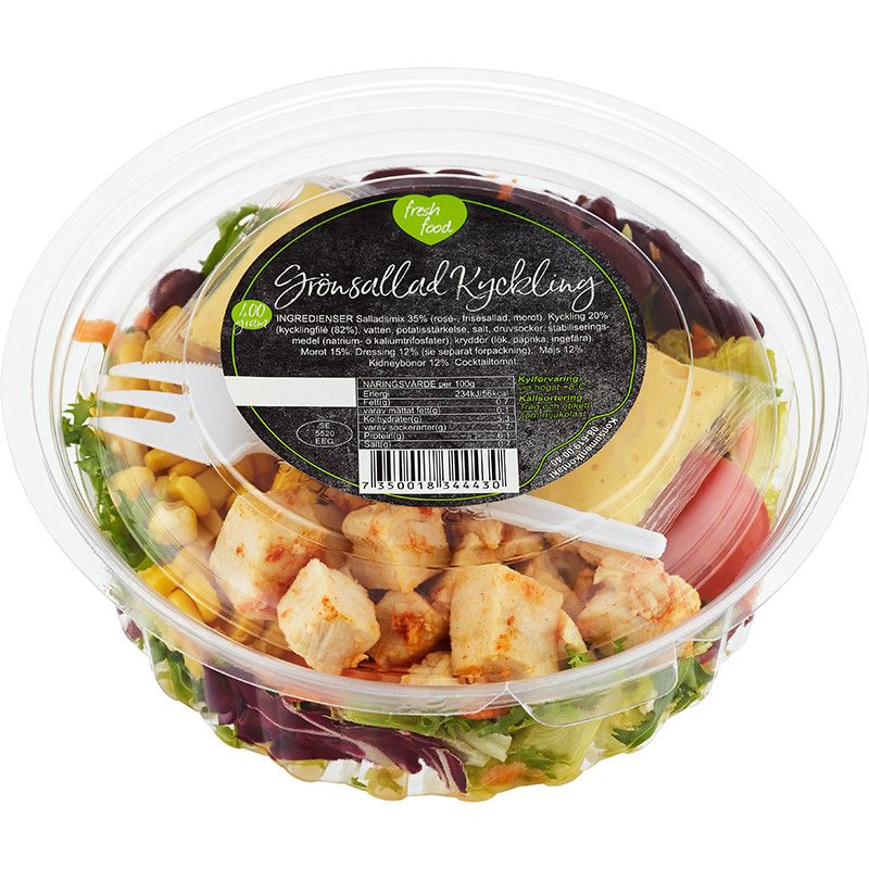GRÃNSALLAD KYCKLING 400 GR