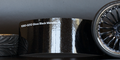 3M 2080-G212 Metallic Gloss Black Vinyl