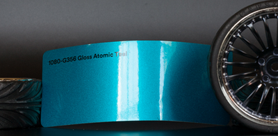 3M 2080-G356 Metallic Gloss Atomic Teal Vinyl