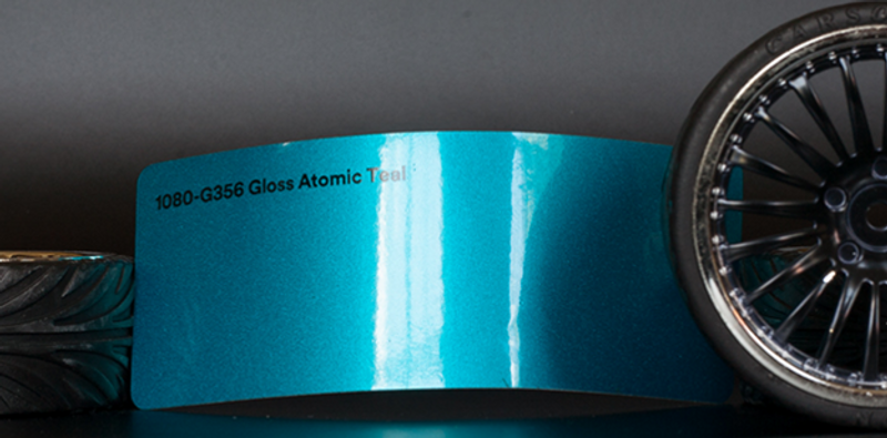 3M 2080-G356 Metallic Gloss Atomic Teal Vinyl