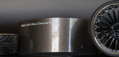 3M 2080-G211 Metallic Gloss Charcoal Vinyl