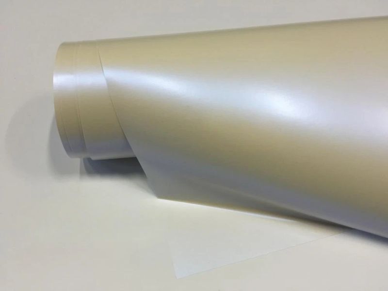 VN WRAP - MATTE CHAMELEON WHITE & BLUE VINYL
