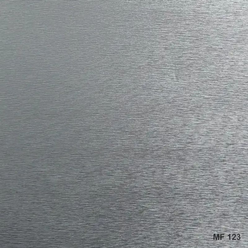 SOIF MF-123 Silver Rostfritt Metall - Inredningsvinyl