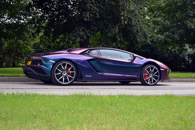 Avery Gloss Rushing Riptide Cyan & Purple