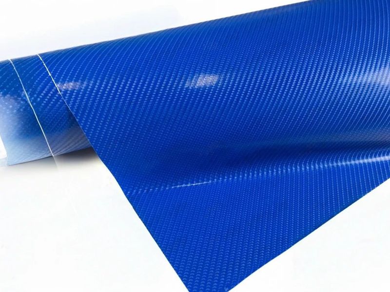 VN WRAP - 4D BLÅ KOLFIBER VINYL