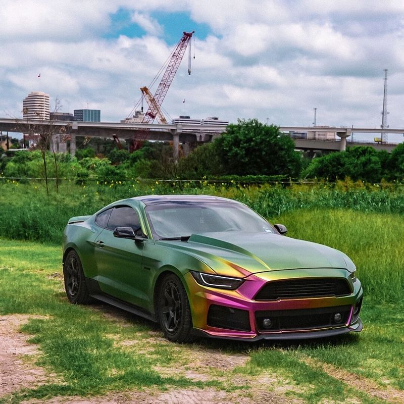 TeckWrap RD09 Chartreuse Purple Ruby