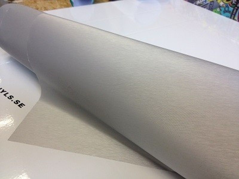 VN WRAP - BORSTAD ALUMINIUM SILVER VINYL