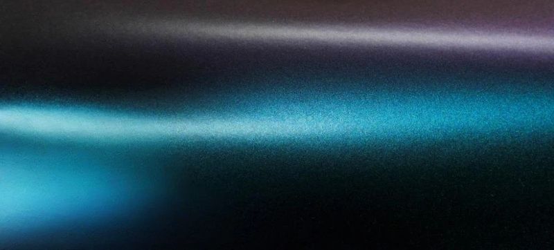 Avery Satin Rushing Riptide Cyan & Purple