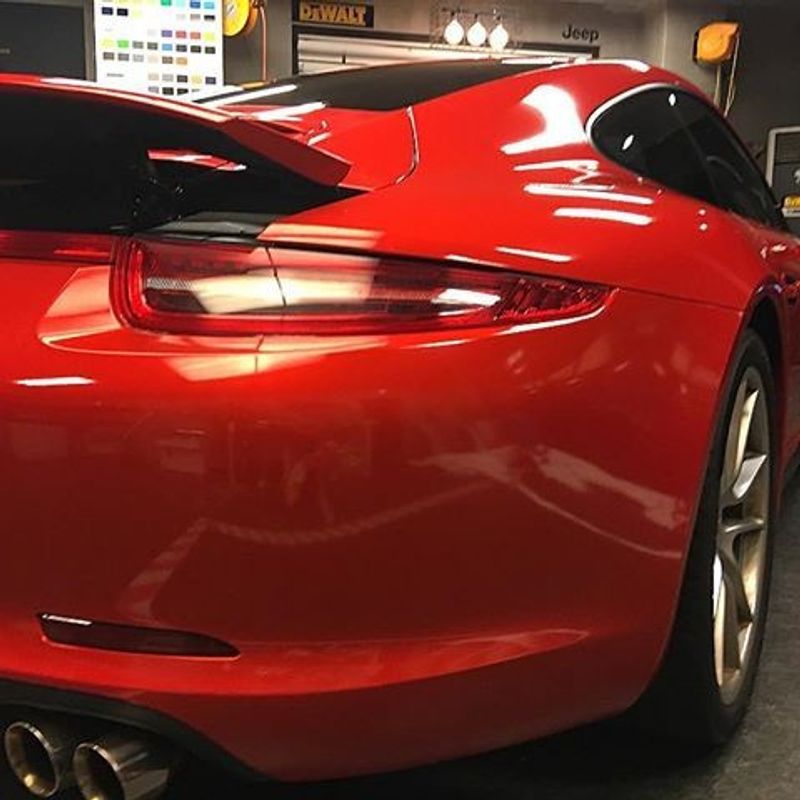 3M 2080-G363 Metallic Gloss Dragon Fire Red Vinyl