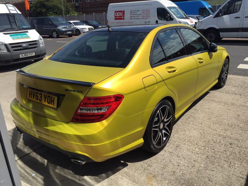 3M 2080-S335 Satin Metallic Bitter Yellow Vinyl