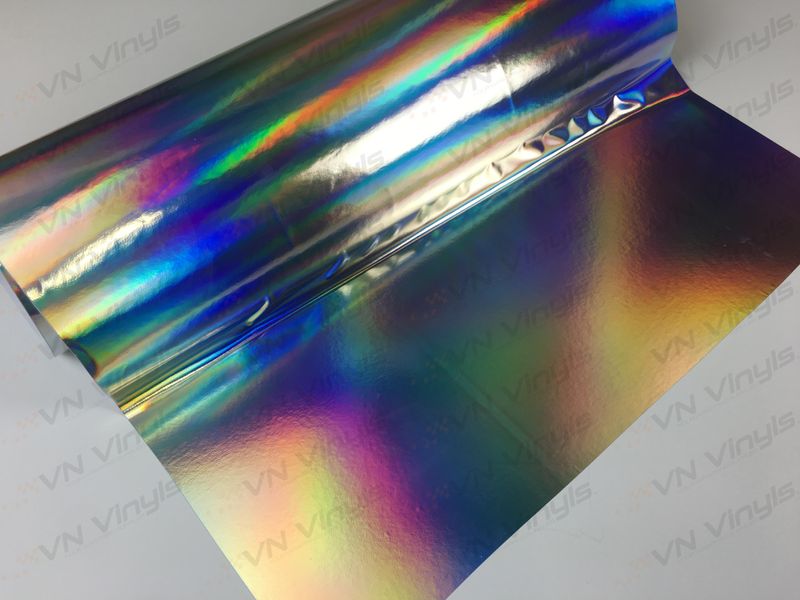 VN WRAP - SILVER HOLOGRAFISK KROM VINYL