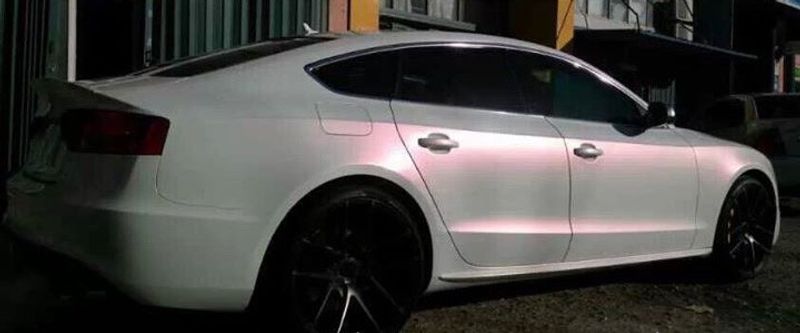 VN WRAP - MATTE CHAMELEON WHITE & PINK VINYL