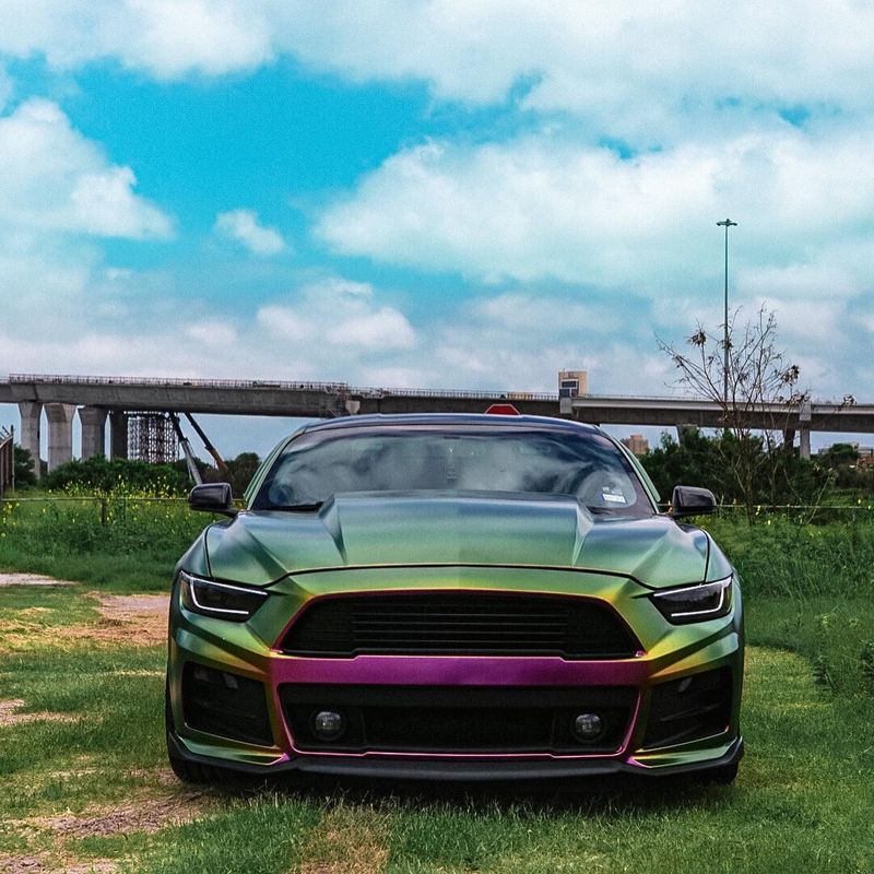 TeckWrap RD09 Chartreuse Purple Ruby