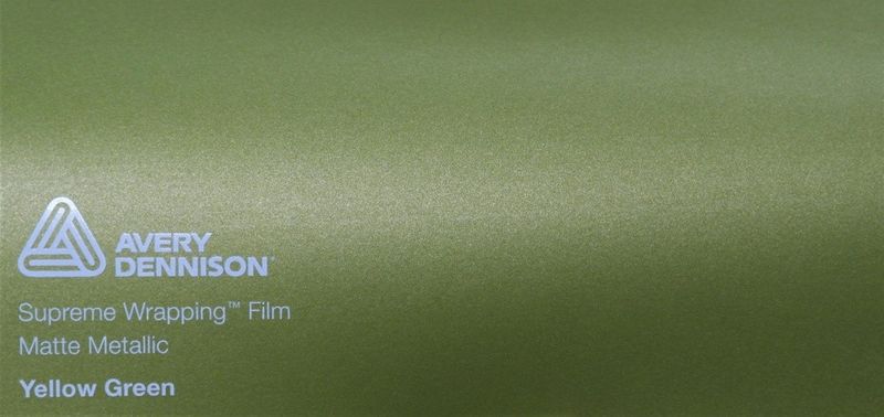 Avery Matte Metallic Yellow Green