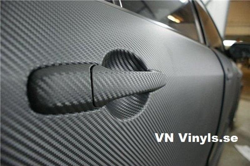 VN WRAP - 3D SVART KOLFIBER VINYL
