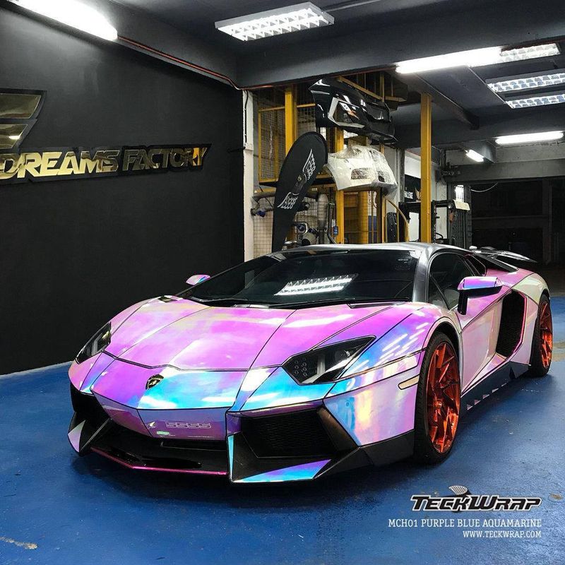 TeckWrap MCH01 Purple Blue Aquamarine (Bredd 137cm)