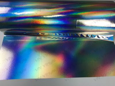 VN WRAP - SILVER HOLOGRAFISK KROM VINYL