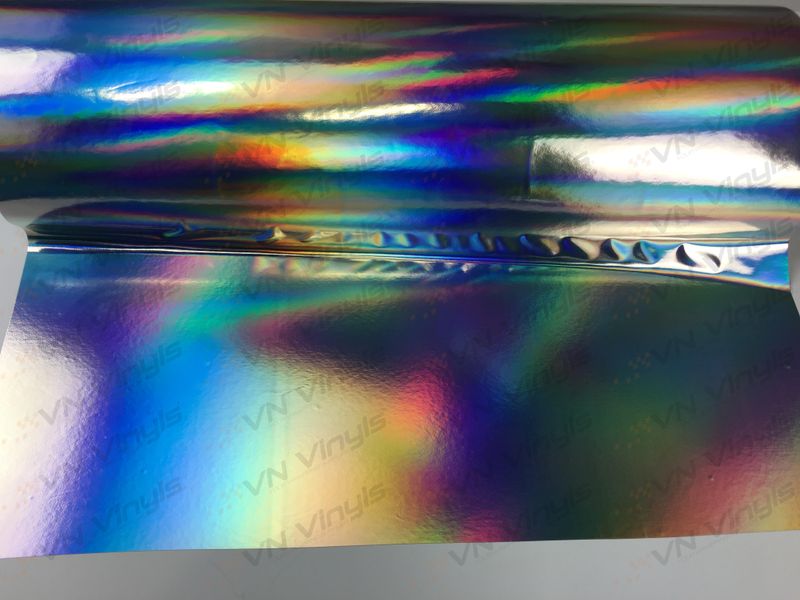 VN WRAP - SILVER HOLOGRAFISK KROM VINYL