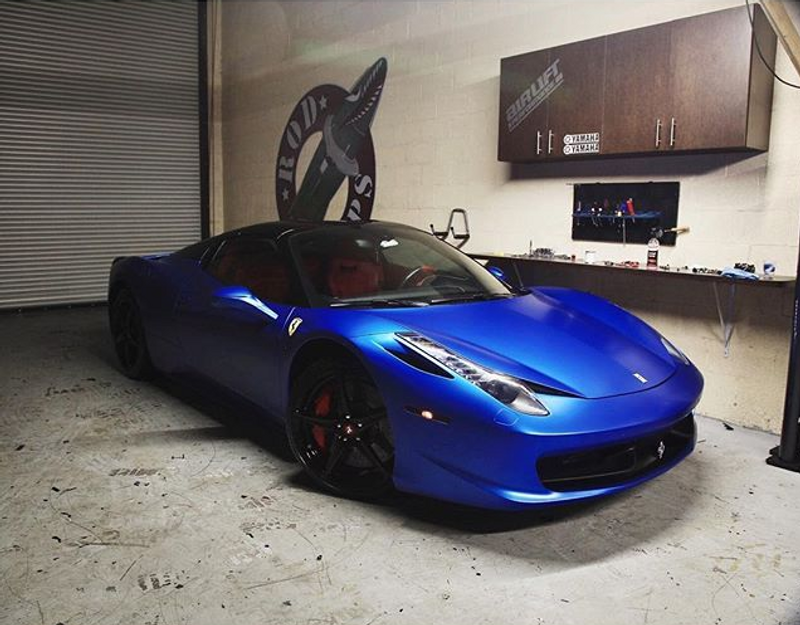 3M 2080-S347 Satin Metallic Perfect Blue Vinyl