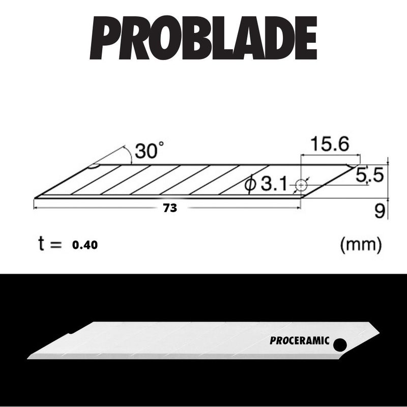 PaintisDead - PROBLADE Röda knivblad