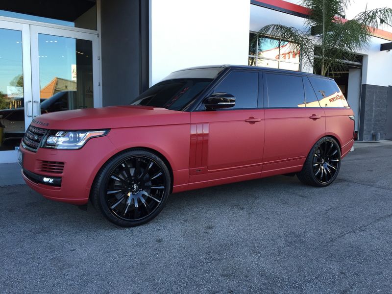 Avery Matte Metallic Garnet Red