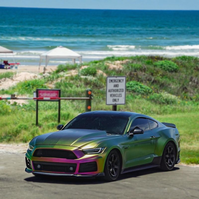 TeckWrap RD09 Chartreuse Purple Ruby