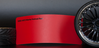 3M 2080-M13 Matte HotRod Red Vinyl