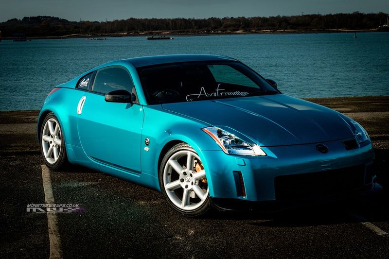 3M 2080-G356 Metallic Gloss Atomic Teal Vinyl