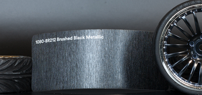 3M 2080-BR212 Brushed Black Metallic Vinyl