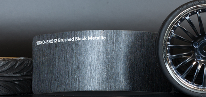 3M 2080-BR212 Brushed Black Metallic Vinyl