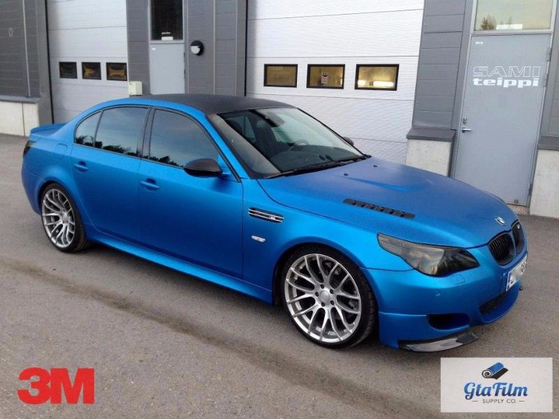 3M 2080-S327 Satin Metallic Ocean Shimmer Vinyl
