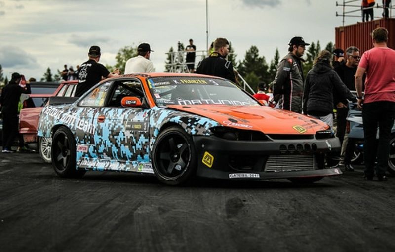 VN WRAP - BLÅ DIGITAL CAMO VINYL