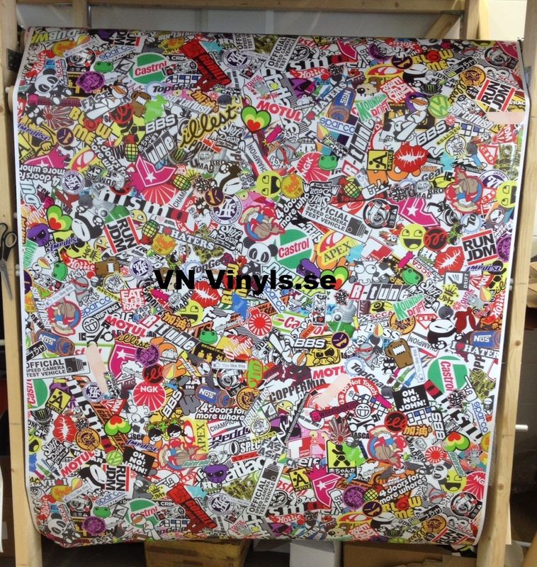 VN WRAP - STICKERBOMB VINYL MODELL 3