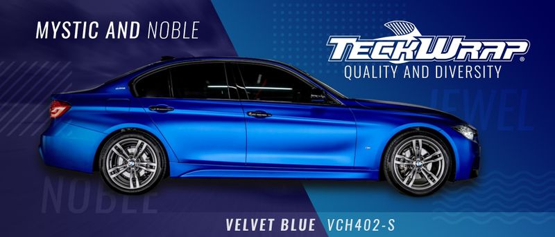 TeckWrap VCH402-S Velvet Blue