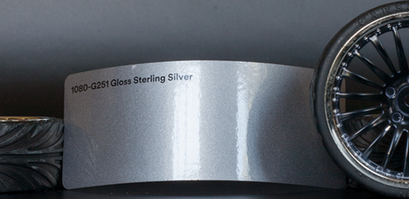 3M 2080-G251 Metallic Gloss Sterling Silver Vinyl