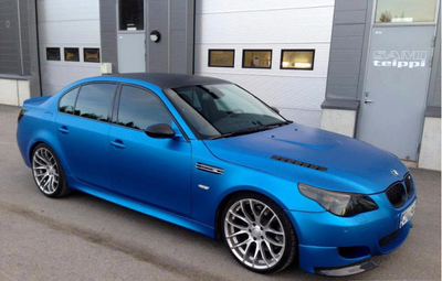 3M 2080-S347 Satin Metallic Perfect Blue Vinyl