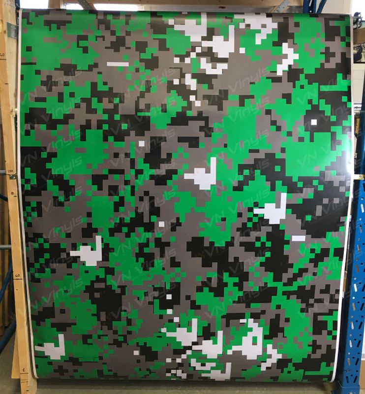 VN WRAP - GRÖN DIGITAL CAMO VINYL