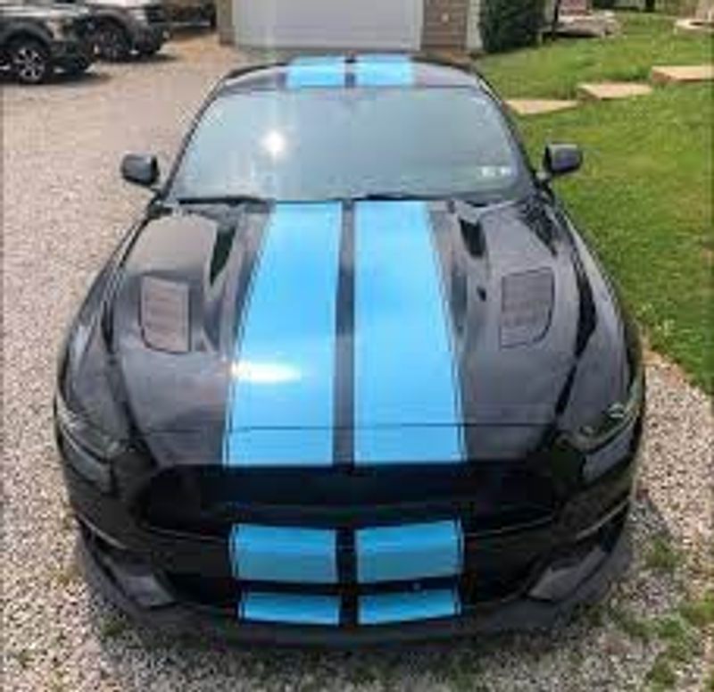 Ljusblå Stripes - Premium