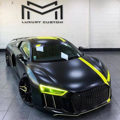 Neon Gul Stripes - Premium