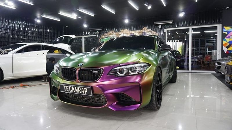 TeckWrap RD09 Chartreuse Purple Ruby