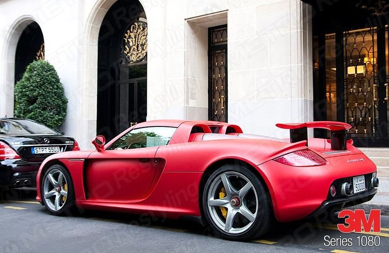 3M 2080-M13 Matte HotRod Red Vinyl