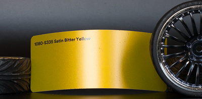 3M 2080-S335 Satin Metallic Bitter Yellow Vinyl