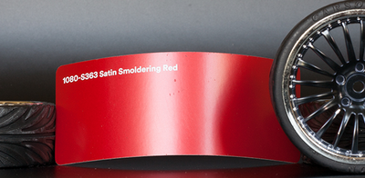 3M 2080-S363 Satin Smoldering Red Vinyl