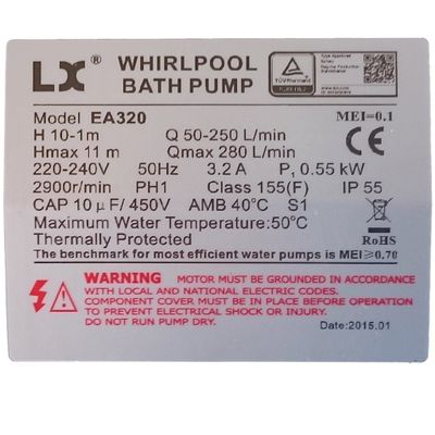 LX Whirlpool EA320