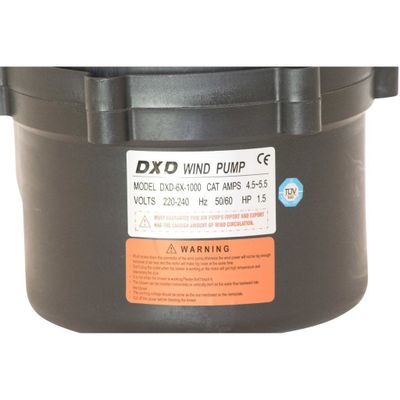 DXD Motor Company Model DXD-6 X, 1.5hk, 1000W