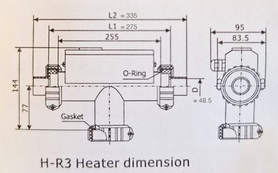 LX Heater H10-R3 med tryckvakt och kontrollkabel