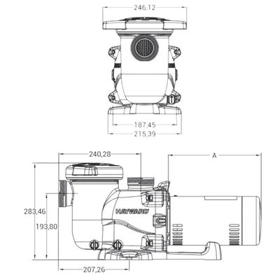 Hayward MaxFlo XL, 0.75hk, 1-fas