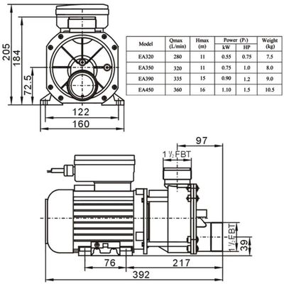 LX Whirlpool EA450