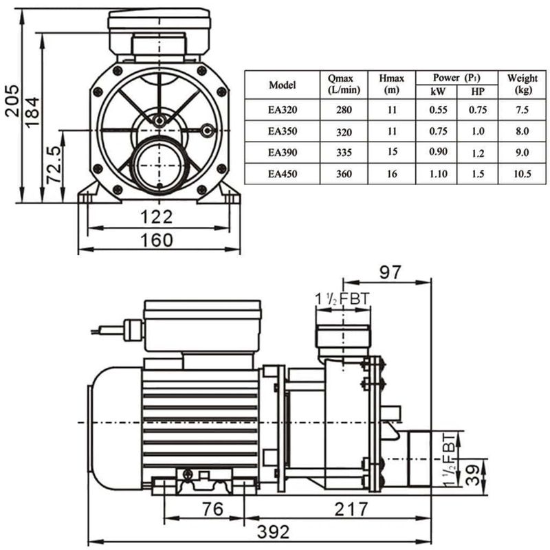 LX Whirlpool EA450